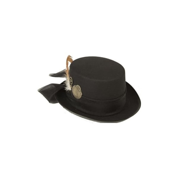 Steampunk Top Hat - Middelalder tilbehør - Sort