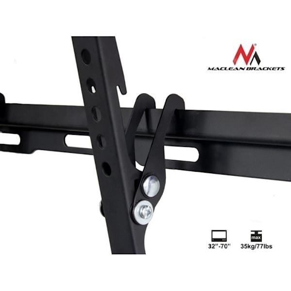 Support TV Maclean MC-605 - 32-80 tommer - VESA 600x400 - Sort