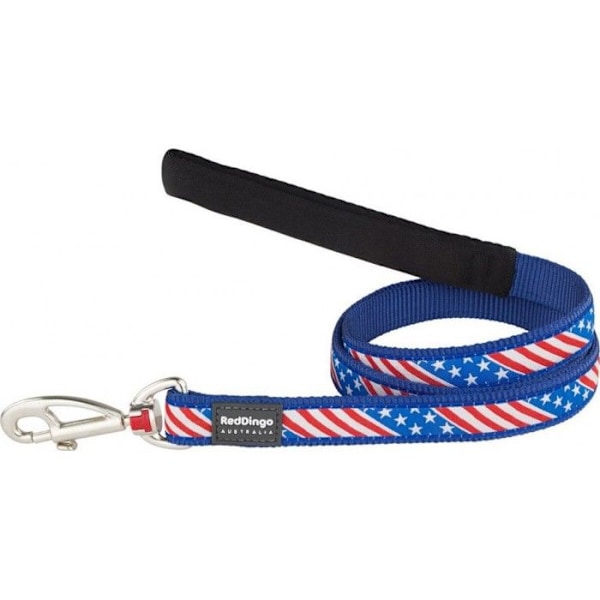 Koiran talutushihna - PUNAINEN DINGO - US Flag - 1,2 m - Monivärinen - Sininen mångfärgad