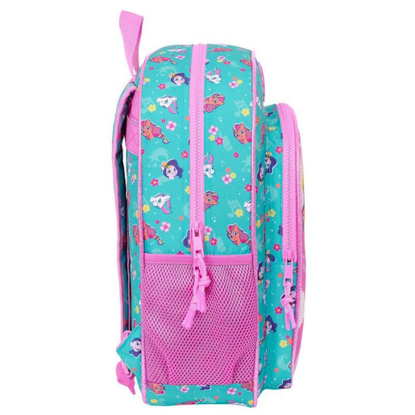Børnerygsæk - Educa Borras - My Little Pony Magi - Ergonomisk - Sidelommer - Tilpasselig trolley blå/blå