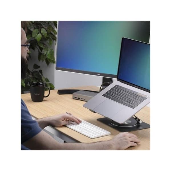 StarTech.com Bærbar Computer Support 360° Drejelig Ergonomisk Aluminium Sølv