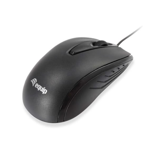 EQUIP 245107 USB OPTISK MUS 1000 DPI AMBIDEXTRAL Sort