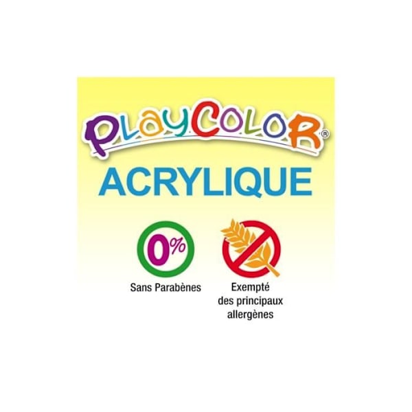 Nestemäisen akryylimaalin pullo 250 ml. - Väri fuksia - Playcolor - Akryyli Basic - 18591 TU