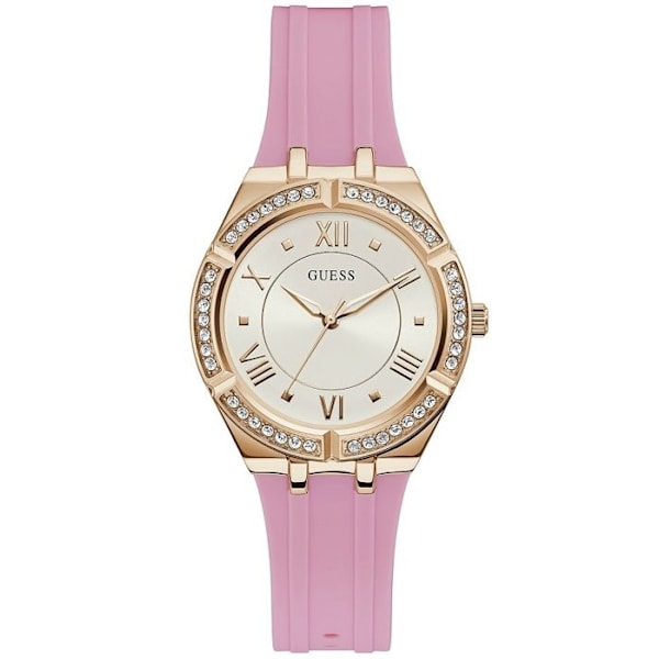 Damklocka - GUESS - COSMO GW0034L3 - Pärlemor - Rosa - Vattentät 10 Atm Pärlemor, Rosa, Vit