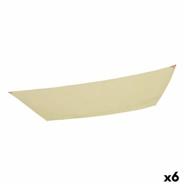 Rektangulær skyggedug - AKTIVE - Creme - Vandafvisende - Polyester - 200x0,5x300 cm - 6 enheder Fløde