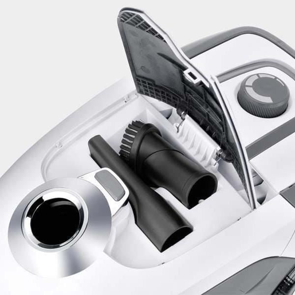 KARCHER VC 2 - Pölynimuri - 700 W - HEPA 13 - 76 dB - Imuletku 1,5 m kaarevalla kahvalla Vit