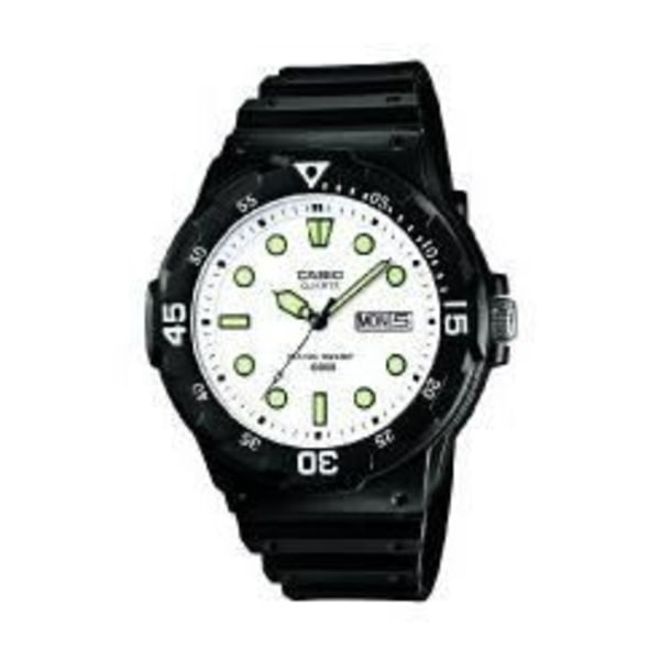 Klocka - Casio - MRW-200H-7EVDF - Kvarts - Vit - Vattentålighet 10 Atm