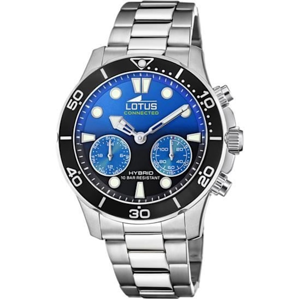 Smartwatch - Lotus - 18800/9 - Gevind 44,5 mm - Blå og Sort - Stålrem