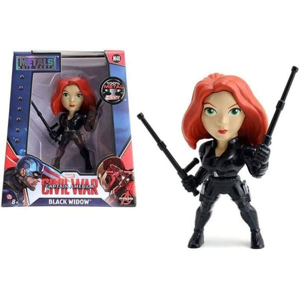 Figuriini Marvel Musta Leski metalli 10cm - - - Ocio Stock Sort