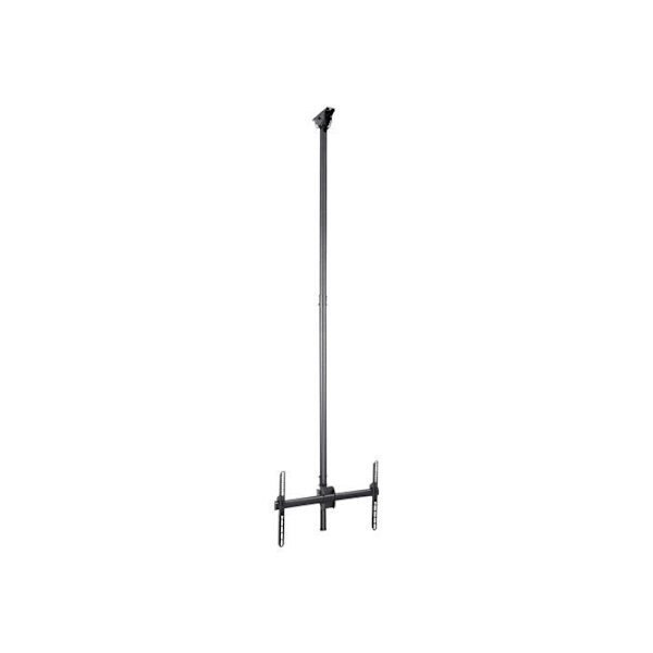 StarTech.com TV-takfäste - 2,5 till 3 m lång stång - Justerbar - Svart - 32"-70" - 50 kg Svart