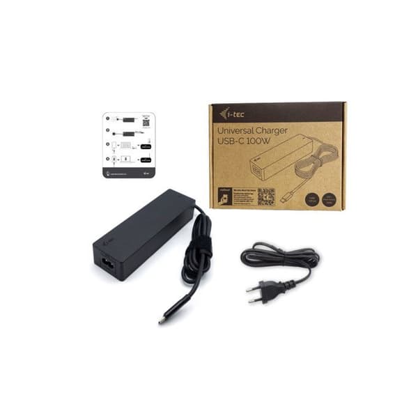 I-TEC USB C PD 3.0 100 W yleislaturi - virtalähde