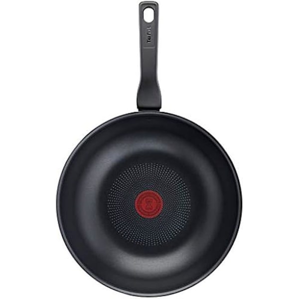 Tefal C38519 XL Force Wok-panna, 28 cm, med non-stick-beläggning, termisk signal, resistent, robust, stekpannabotten