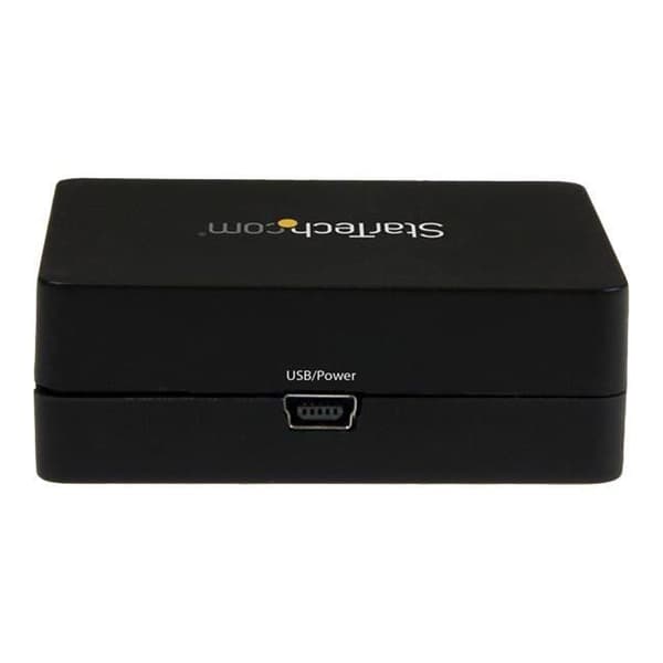 HDMI audio extractor - STARTECH - 3.5 mm converter - Stereo audio 2.1 - 1080p - Black
