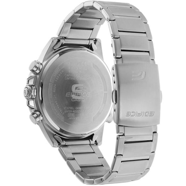 Klocka - CASIO - ECB-30D-2AEF - 52,3 mm - Blå blått och silver
