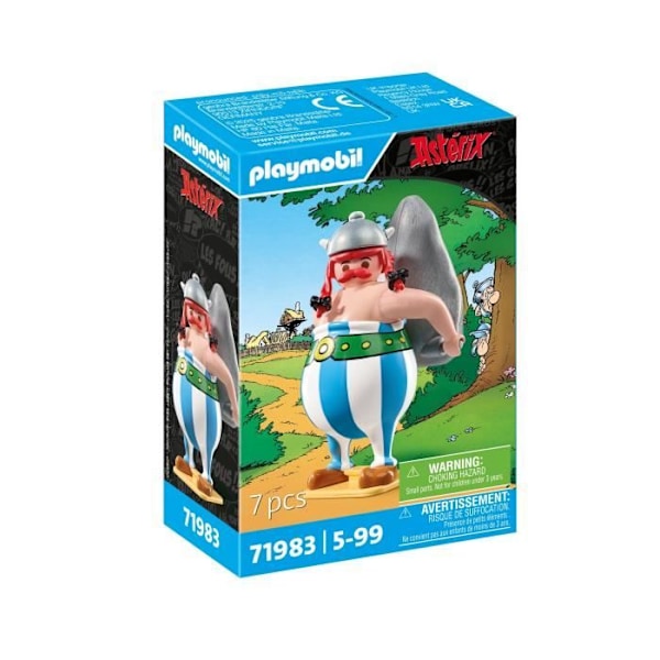 PLAYMOBIL 71983 Obélix ja hänen menhirinsä, Asterix, Sarjakuvan hahmot, Alkaen 5-vuotiaille Flerfärgad