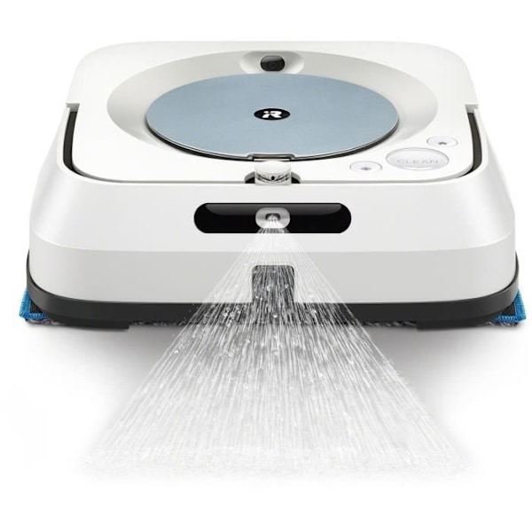Robotstøver - IROBOT - M613440 - Braava jet - Tilsluttet - 100 m² - Hvid Sort, Hvid