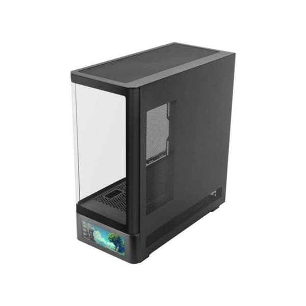 Caja Mars Gaming MC-LCDPRO ATX Sort IPS Skærm 7.2" Hærdet Glas