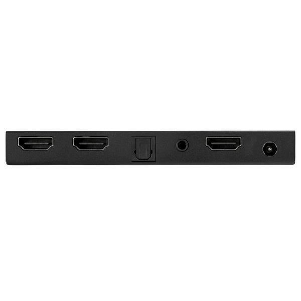 StarTech.com 2-porttinen HDMI-jakaja - 4K 60 Hz sisäänrakennetulla skaalaimella - 7.1 Surround Sound