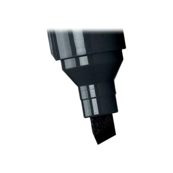 Permanent marker - EDDING - 500 - Chisel tip - Black - Indelible Svart