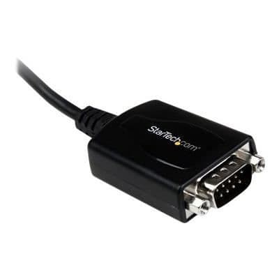 STARTECH 30 cm USB-sarja DB9 RS232 -sovitinkaapeli tietoliikenneportin muistilla - M/M