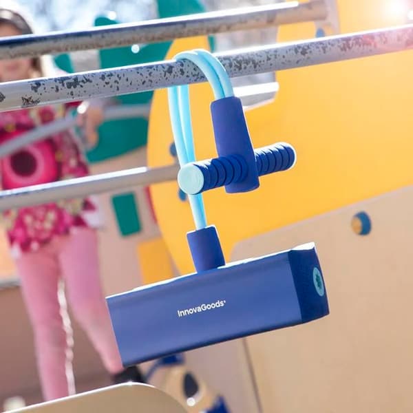 FUNP INNOVAGOODS GUMMI-HOPPINGSSTIK blå