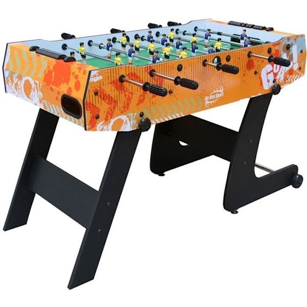 Hopfällbar bordsfotboll för barn - DEVESSPORT - Från 7 år - Mått 121 x 61 x 80 cm - Vikt 24 kg