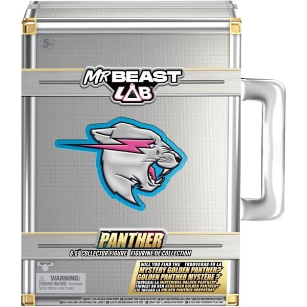 Figurinesamler - MOOSE TOYS - Panthère Mr. Beast Lab Ultime - 15,8 cm, 13 Ledden af Artikulation Flerfärgad