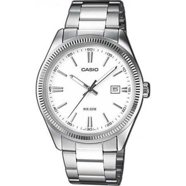 Herrklocka - CASIO - MTP-1302D-7B - Silver - Rostfritt stål - Analog Pengar