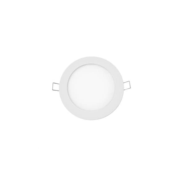 Mini rund LED-spot EDM - 6W - 320lm - 6400K - Vit ram - 31601 Vit