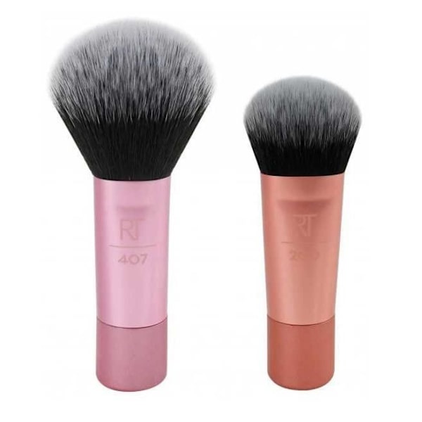 Mini Børster - Real Techniques - Duo - Multifunktion - Makeup Basis - Rosa