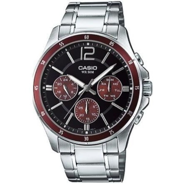 Klocka - CASIO KLOCKOR - MTP-1374D-5A - Automatisk - Elegant - Vattentålig