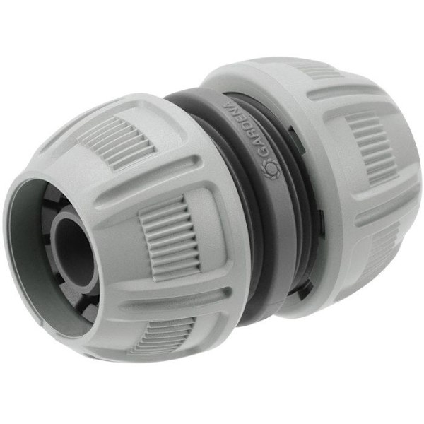 GARDENA slangreparationsverktyg - Lämplig för Ø13mm och Ø15mm slang - Verktygsfri installation - Power Grip - 5 års garanti (18232-20) Grå