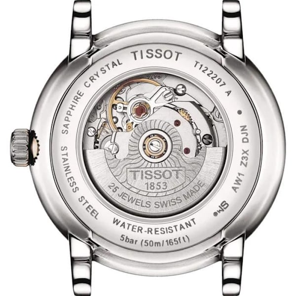 Tissot Ur - Kvinder - T1222071603601 - Sort Læder - Vandtæt 5 ATM Svart