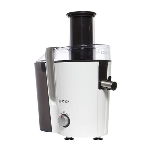 Centrifugeuse BOSCH MES25A0 - 700W - Tynde sigte i rustfrit stål - Ekstra bred påfyldningsrør - Hvid Vit