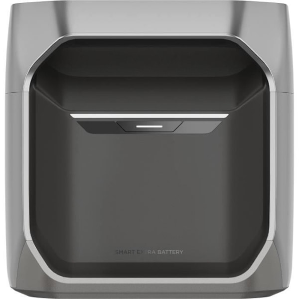 Smart extrabatteri - EcoFlow - DELTA 3 - LiFePO4-batteri 1024 Wh för solenergi. Grå