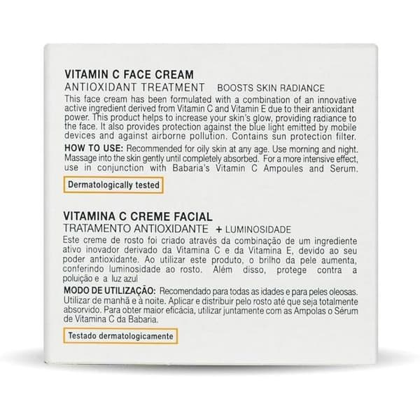 BABARIA - Ansigtscreme med vitamin C 50 ml creme