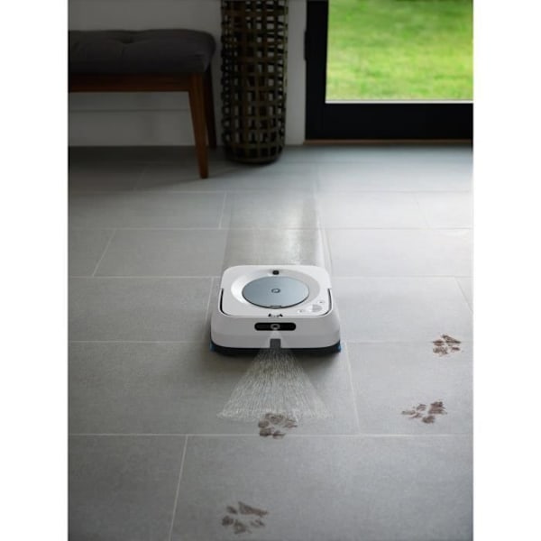 Robotmopp - IROBOT - M613440 - Braava jet - Ansluten - 100 m² - Vit Vit
