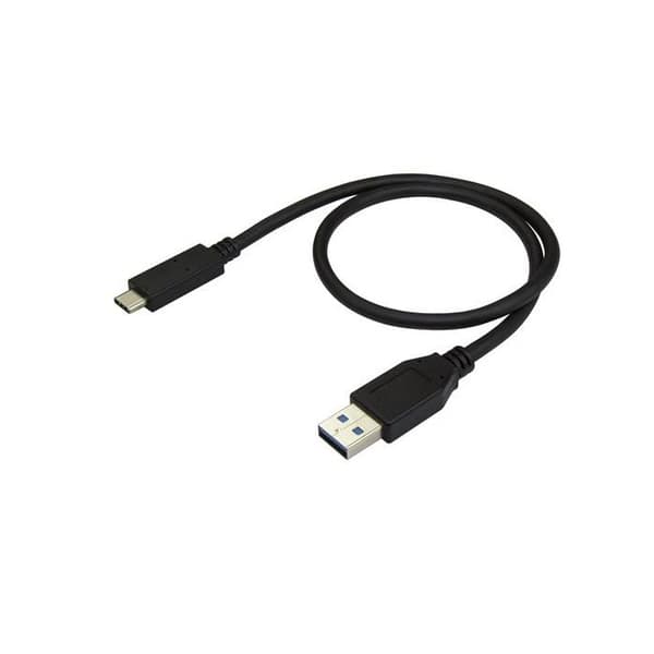 USB-A til USB-C kabel - STARTECH - 50 cm - USB 3.1 - Han/Han - Sort