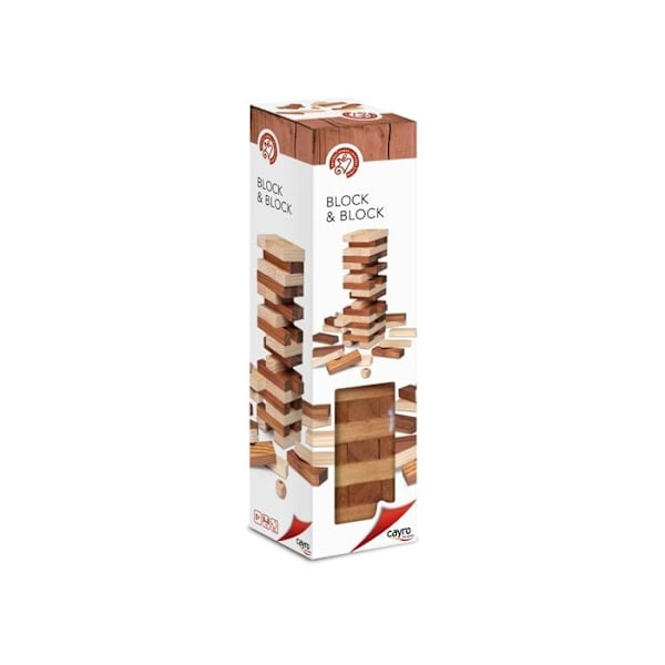 Cayro - Block i to farver kastanj