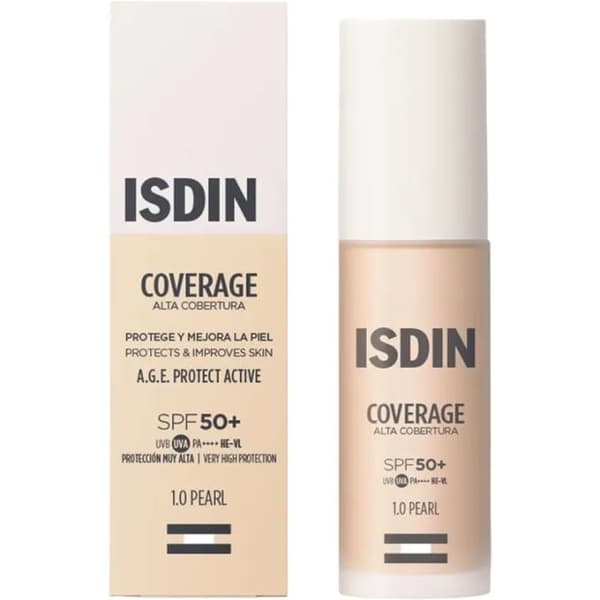 -Isdin Coverage Haute Couvrance Foundation SPF50+ 30 ml (Farve: 2.0 Beige) Beige