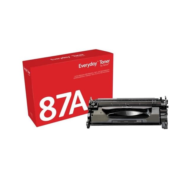 Blækpatron - Xerox - HP 87A - Sort - 9000 sider - Kompatibel CF287A