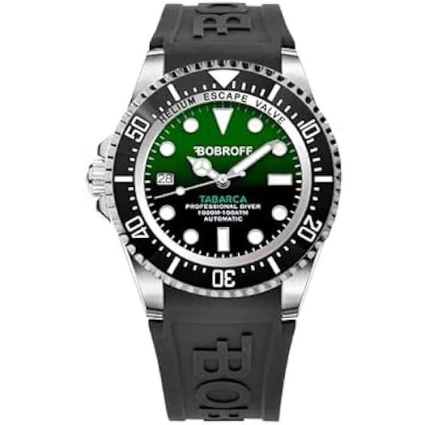 BOBROFF BF0002i-BFSTN herreur - Automatisk - Gummirem - Safirglas Silver