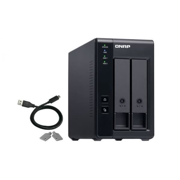 NAS - Qnap - TR-002 - 2 Bays - Gigabit Ethernet - RAID 0