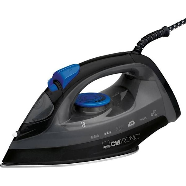 Dampfjernbørste med 7 funktioner 1800W Clatronic DB 3703 Sort/blå