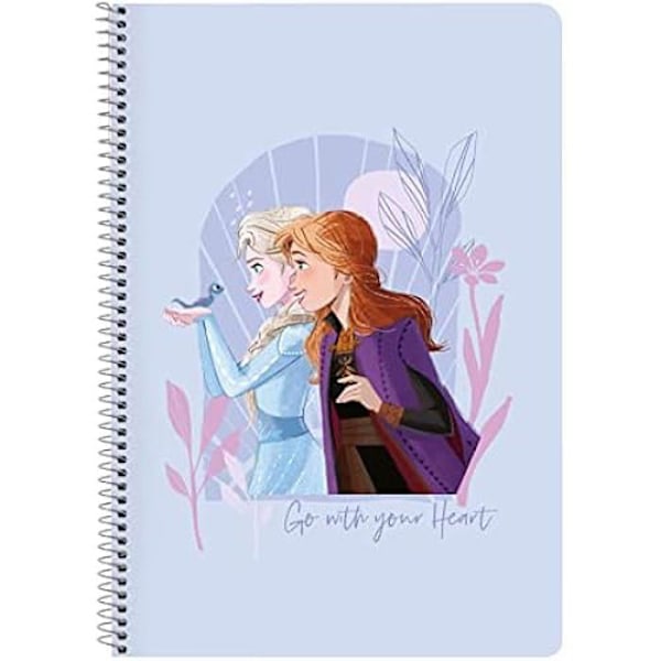Notebook - SAFTA - Frozen Believe - Lila - A4 - 80 flaps Lila