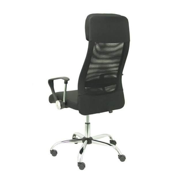 Ergonomisk styrestol - PIQUERAS Y CRESPO - Esteras - Åndbart mesh - Højdejusterbar - Sort Svart