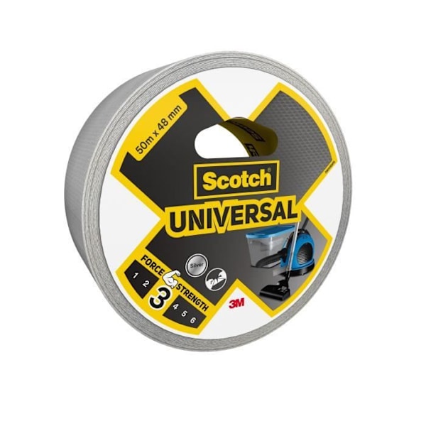 3M universal reparationsklud - grå - 50mx48mm Grå