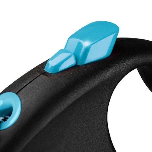 Lave enrouleur - Flexi - FU02C3-251-S-CHBL - 3m - Sort/Blå - Til små dyr op til 8kg svart blå