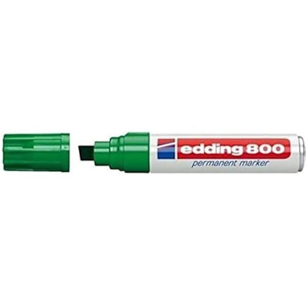 Permanent markør - EDDING - 800 - grøn - mejslet spids 4-12 mm - til store markeringer Grön