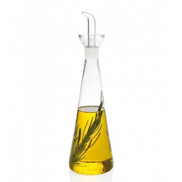 Kartiolasiöljypullo tai etikettipullo, läpinäkyvä lasi, kaatonokka, 500ml Transparent